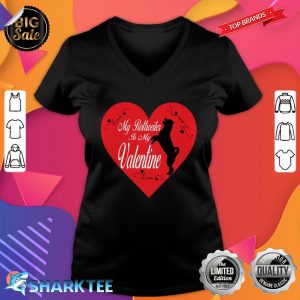 My Rottweiler Is My Valentine Classic V-neck