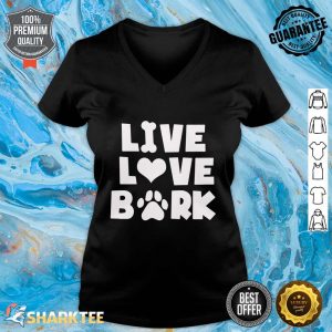 Nice Live Love Bark V-neck