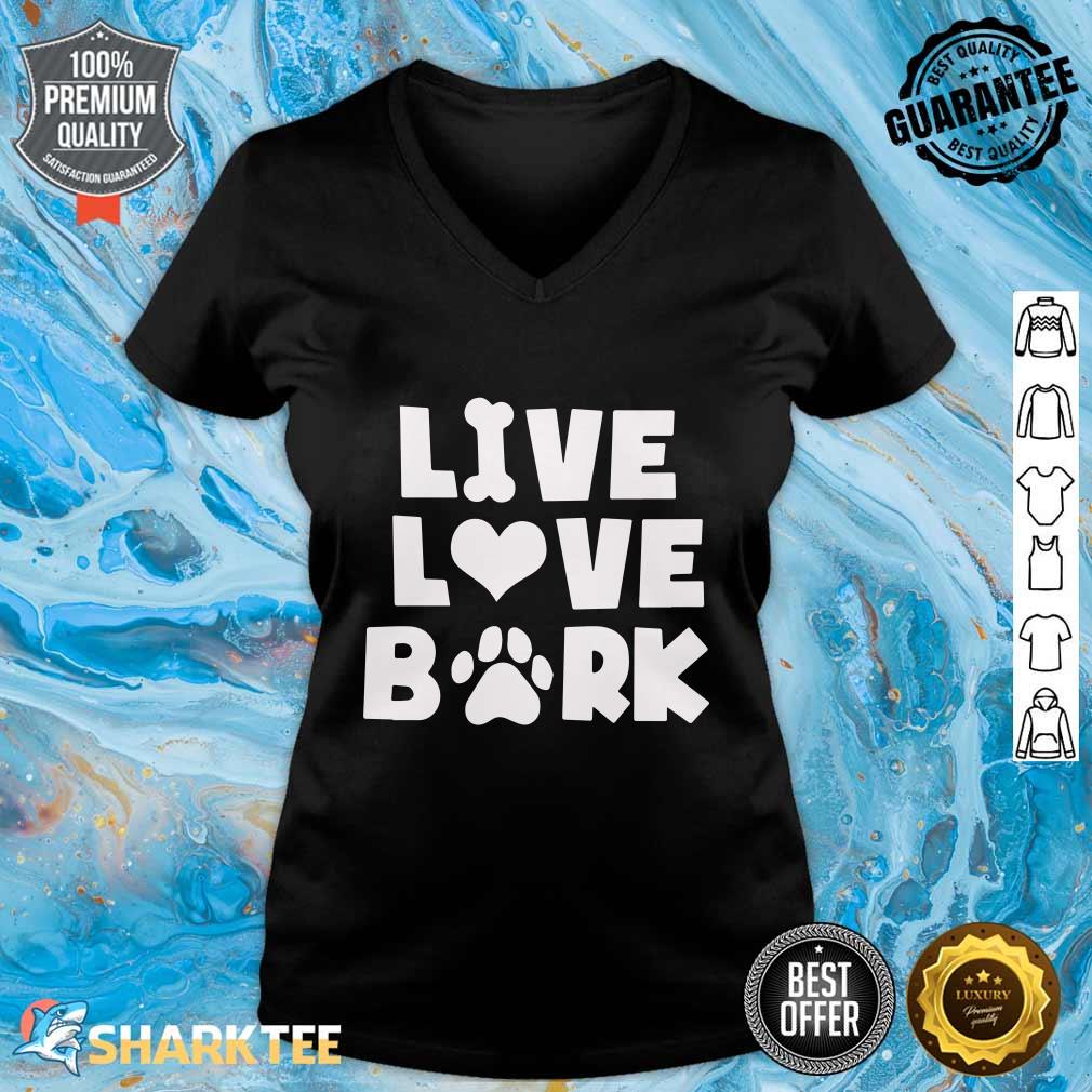 Nice Live Love Bark V-neck