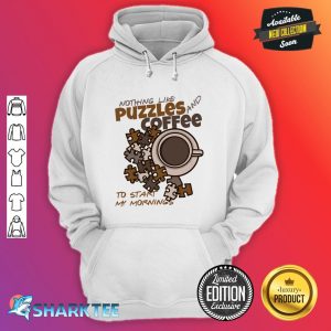 Nothing Like Puzzles And Coffee, Puzzle Lover Premium Hoodie