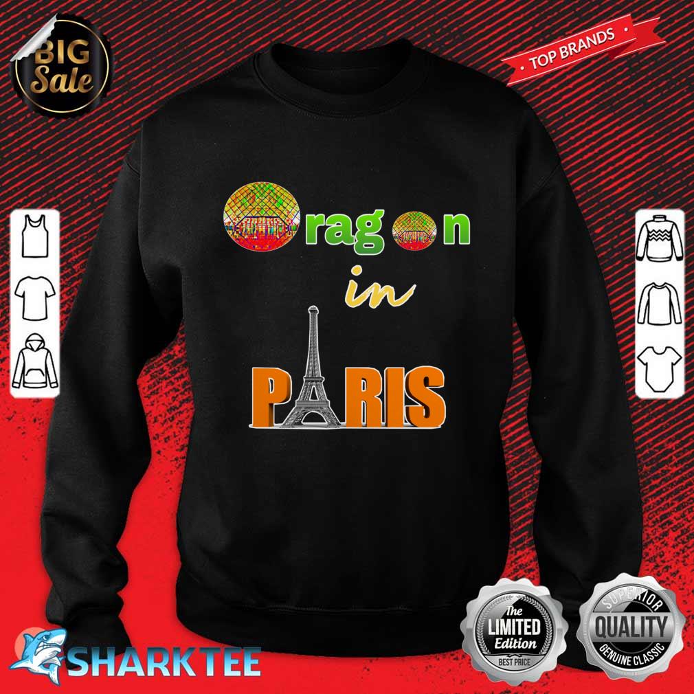 oragon in Paris Sticker Sweatshirt