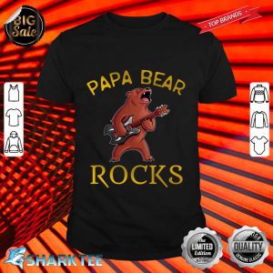 Papa Bear rocks gifts for fathers Classic T-Shirt
