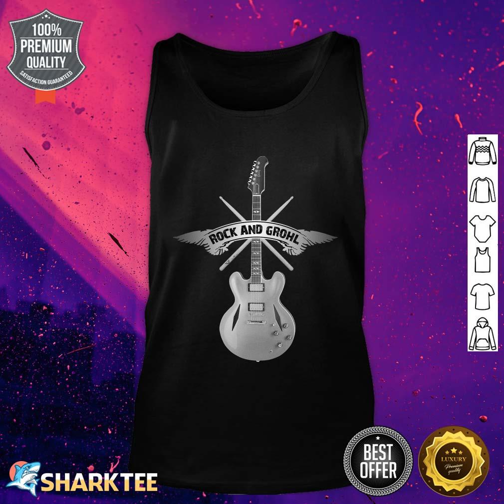 Rock and Grohl Awesome Drumstick And Guitar Original Design Tank Top