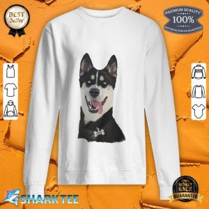 Siberian Husky Dog Original Illustration Sweatshirt