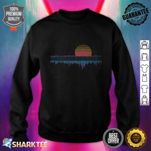 Sunset Retrowave City Soundwave Sweatshirt