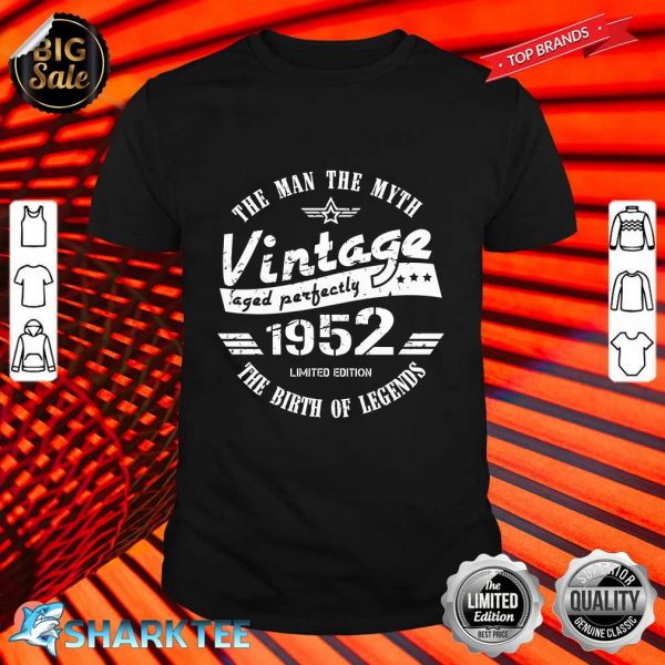 Vintage 1952 70th Birthday Gift For Men Essential Shirt