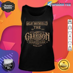 Vintage Garrison Tavern The Blinders Birmingham Distressed for Vintage Look Professional Quality Graphics Tank Top