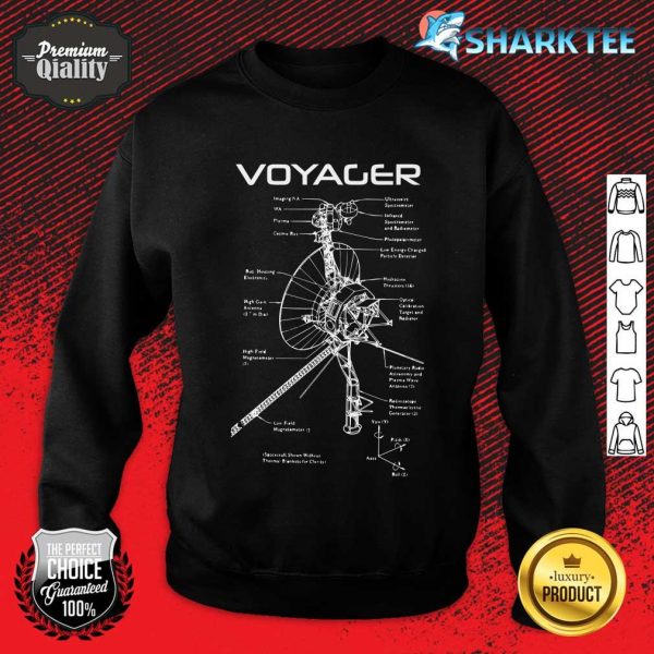 Voyager Program White Ink Essential Sweatshirt