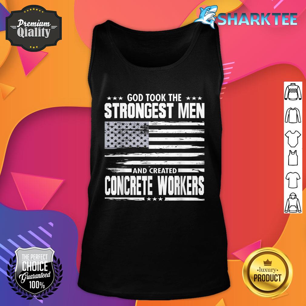 American Concrete Workers Union Worker Proud Loving Tank Top