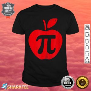 Apple Pi Day Funny Math Nerd Pie Teacher 3.14 Shirt