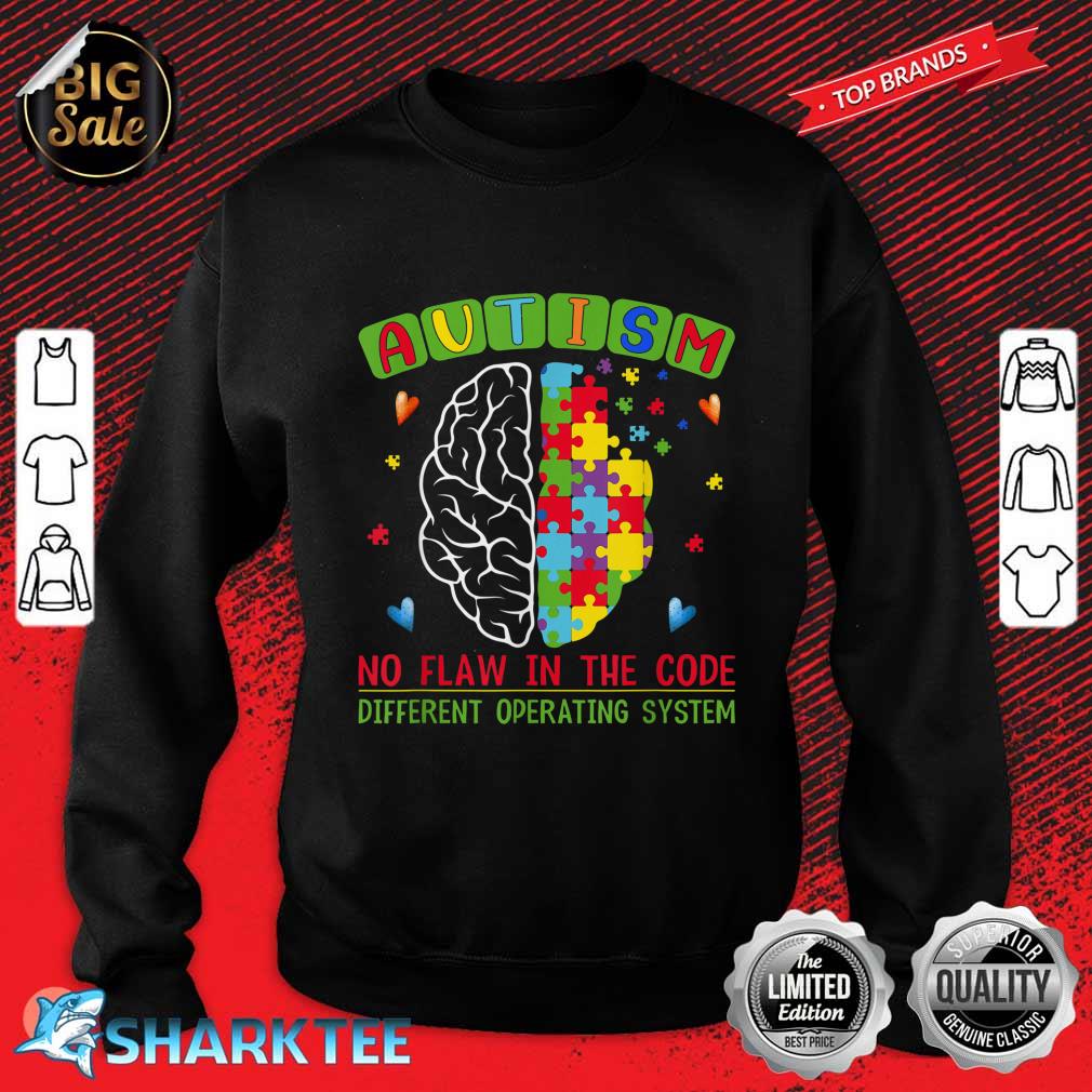 Autism Awareness Different Design with Brain Puzzle Pieces Sweatshirt