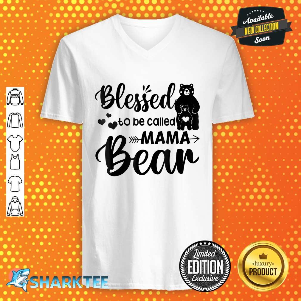 Blessed To Be Called Mama Bear V-neck