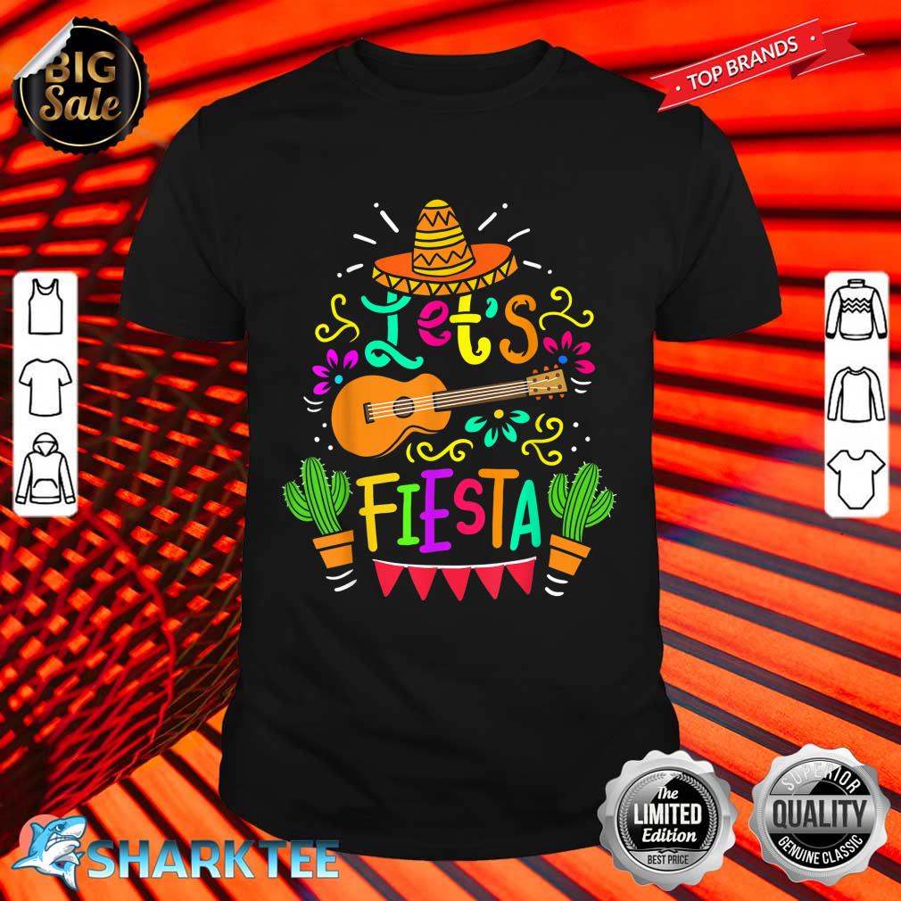 Cinco De Mayo Mexican Guitar Cactus Shirt