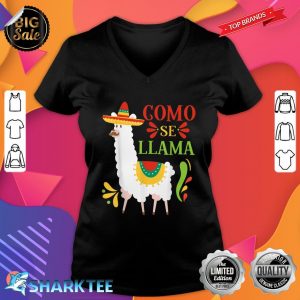 Como Se Llama Animal Funny Mexican Cinco De Mayo V-neck