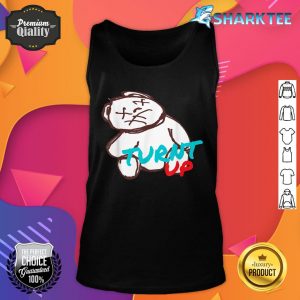 Cute Teddy Bear Turnt Up Funny Party Hangover Men Women Bash Tank Top