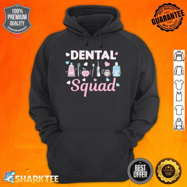 Dental Squad Dental Assistant Dentist Valentines Day Hoodie