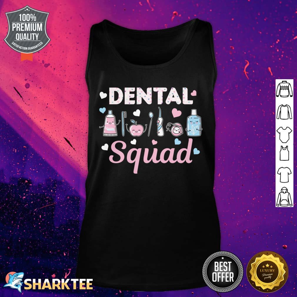 Dental Squad Dental Assistant Dentist Valentines Day Tank Top