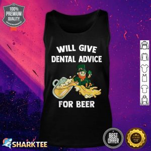 Dentist St Patrick Day Will Give Dental Advice For Beer Tank Top