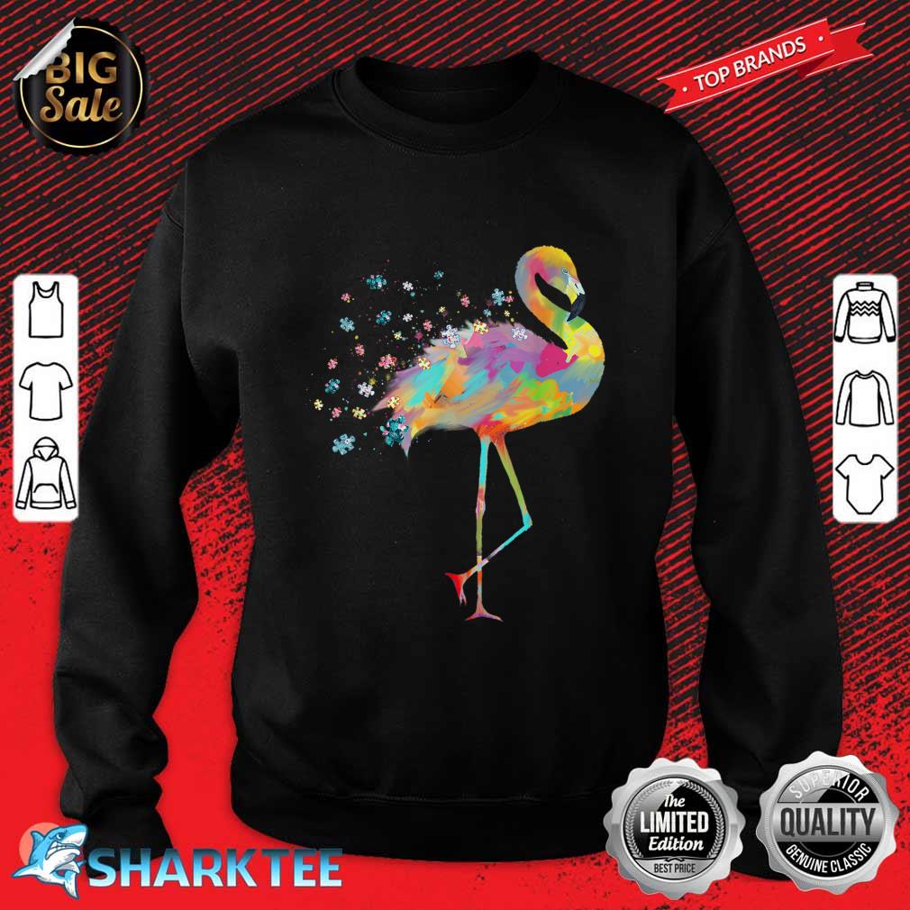 Flamingo Puzzle Pieces Autism Awareness Gifts Sweatshirt