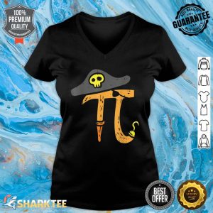 Funny Pi Day Rate Pirate Lovers Math Geek Gifts Boys V-neck