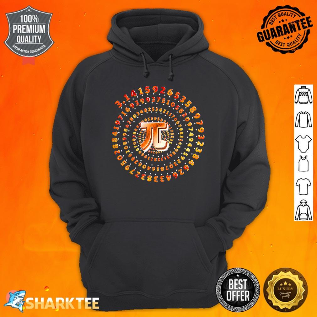 Funny Pi Day Spiral Pi Math For Pi Day 3.14 Hoodie