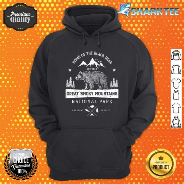 Great Smoky Mountains National Park T shirt Bear Vintage Hoodie