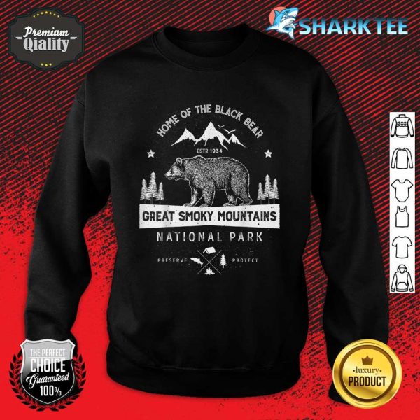 Great Smoky Mountains National Park T shirt Bear Vintage Sweatshirt