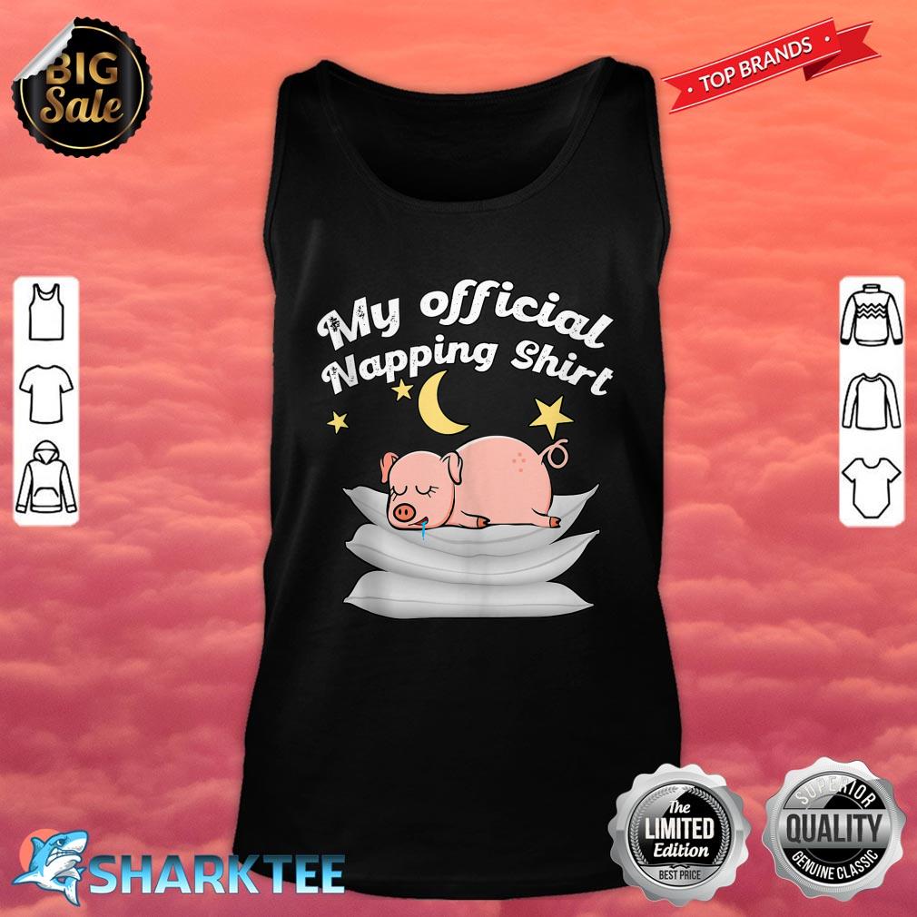 Official Napping Pajama Sleeping Little Pick Tank Top