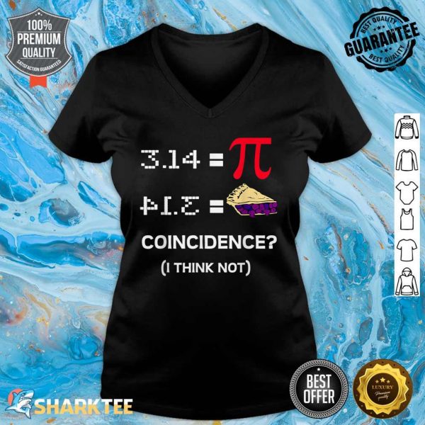 Pi Day 3.15 Pi Symbol Science And Math Teacher Gift V-neck