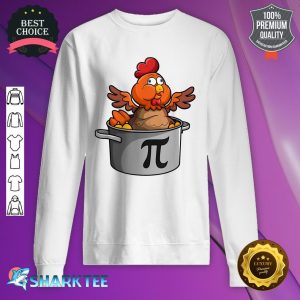 Pi Day Kids Chicken Pot Pi 3.14 Pie Math Sweatshirt