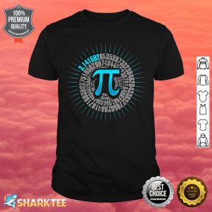 Pi Spiral Novelty For Pi Day Math Teacher 3.14 Shirt
