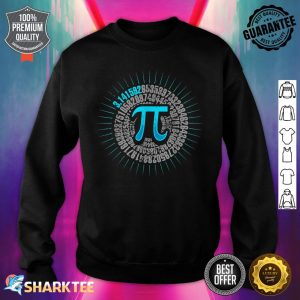 Pi Spiral Novelty For Pi Day Math Teacher 3.14 Sweatshirt