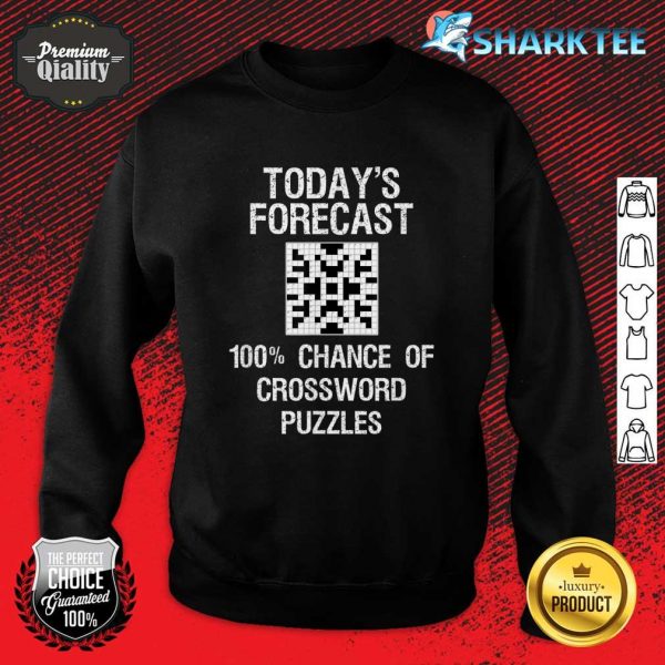 Today Forecast Crossword Puzzle Sweatshirt