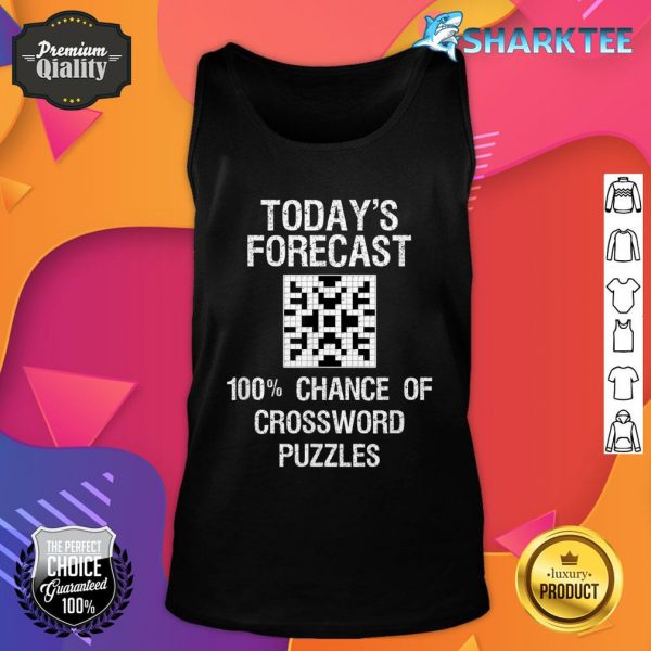 Today Forecast Crossword Puzzle Tank Top