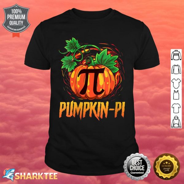 Womens Halloween Pumpkin Pie Math Pi Day Studen Costume Kids Adults Shirt
