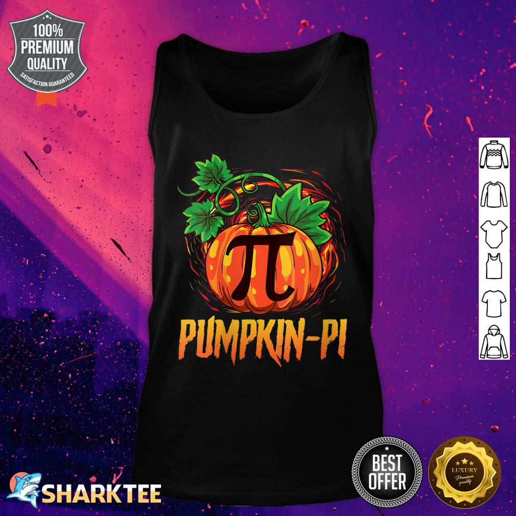 Womens Halloween Pumpkin Pie Math Pi Day Studen Costume Kids Adults Tank Top