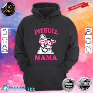 Womens Pitbull Mama funny Pit Bull Awareness Women's Hoodie