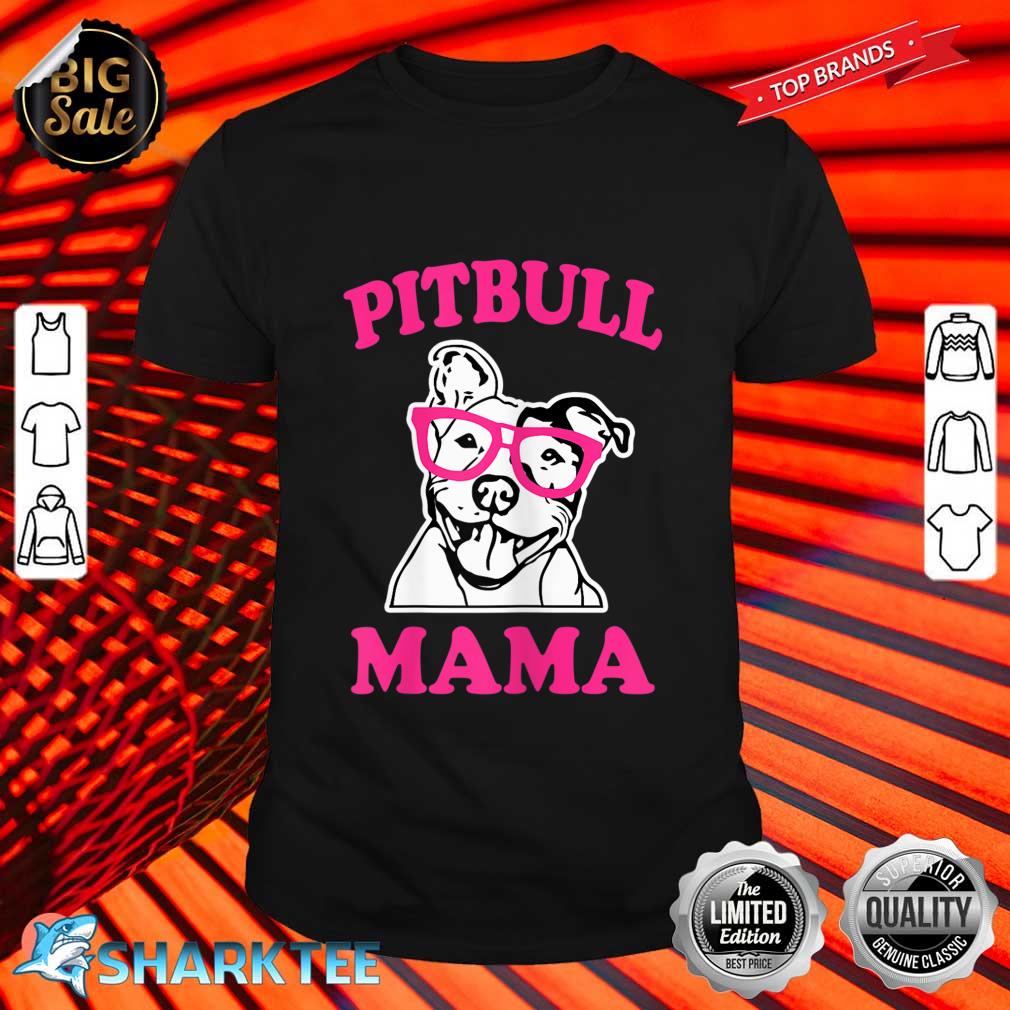 Womens Pitbull Mama funny Pit Bull Awareness Women's T-Shirt