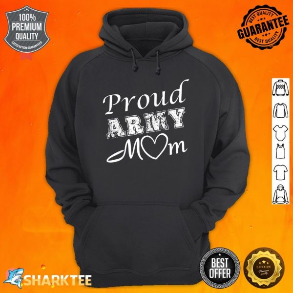 Womens Proud US Army Mom Premium Hoodie