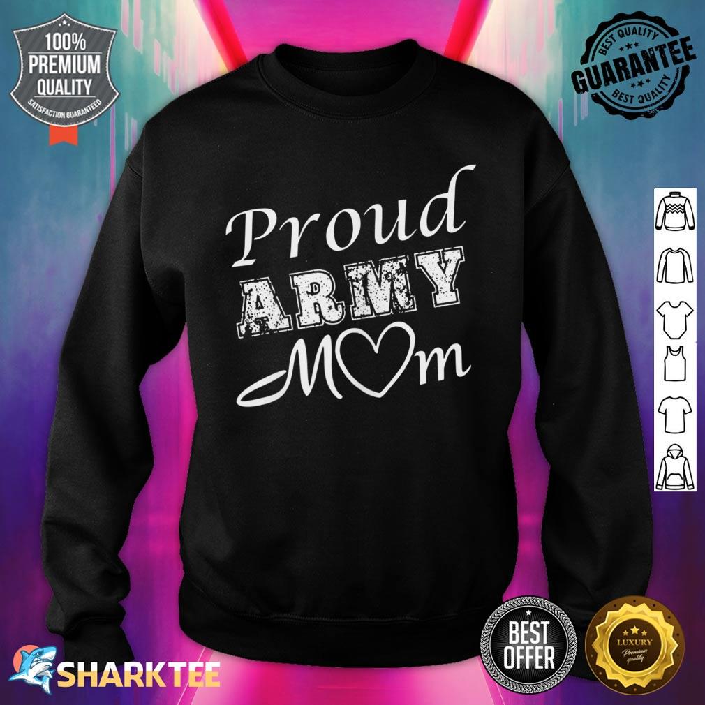 Womens Proud US Army Mom Premium Sweatshirt