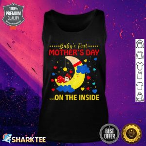 Baby's First Mother's Day On The Inside Cute Moon Tank Top