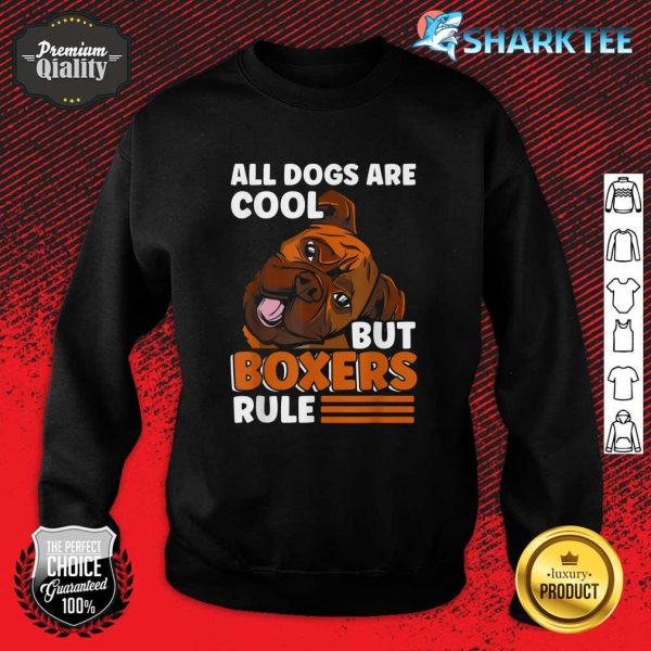 Boxer Dog Boxer Owner Apparel for Men Women And Kids Sweatshirt