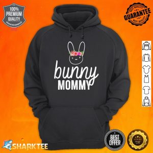 Cute Bunny Mommy Easter Party Mothers Day Women Girls Gift Hoodie