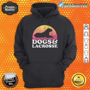 Dogs And Lacrosse Men Or Womens Dog Hoodie