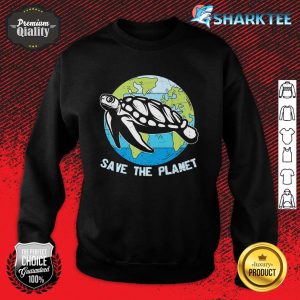 Earth Day Save The Planet Green Planet Recycle Premium Sweatshirt