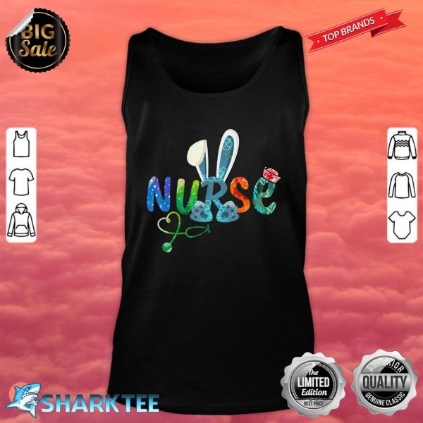 Easter Nurse Nurse Bunny Easter Day Outfits Easter Day Tank Top