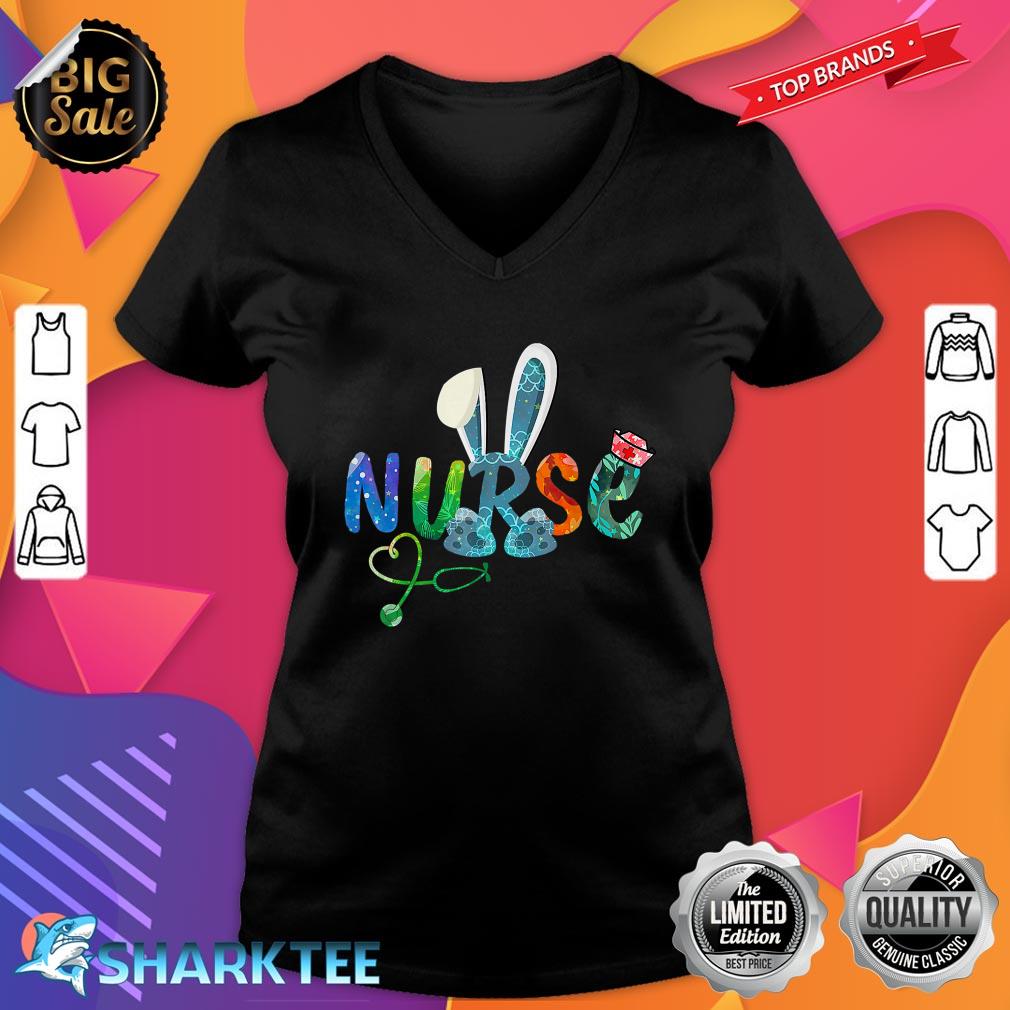 Easter Nurse Nurse Bunny Easter Day Outfits Easter Day V-neck