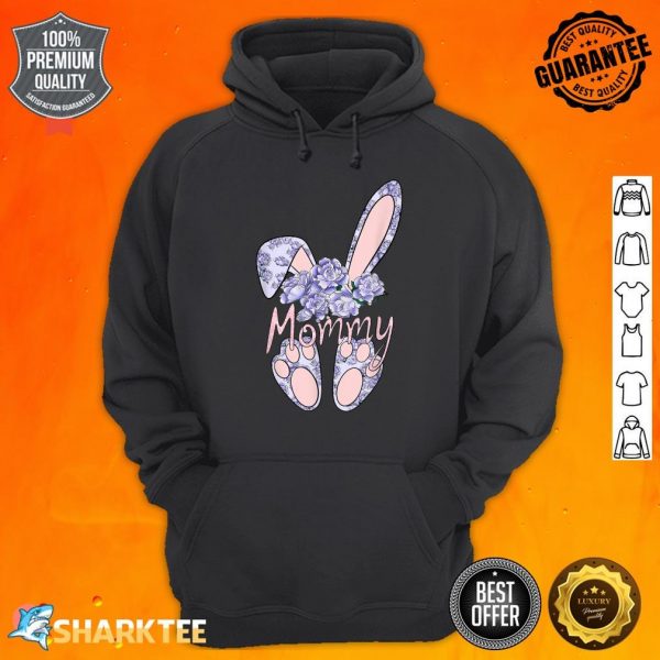 Funny Mommy Bunny Womens Cute Matching Family Easter Hoodie