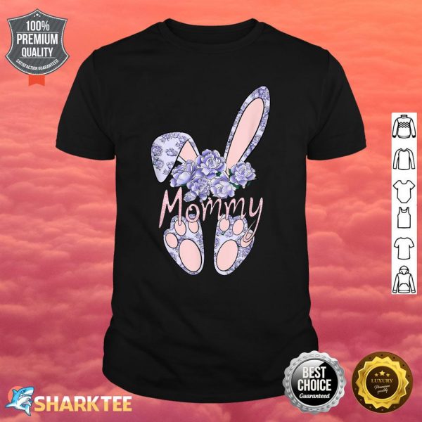 Funny Mommy Bunny Womens Cute Matching Family Easter Shirt