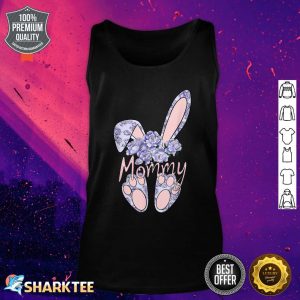 Funny Mommy Bunny Womens Cute Matching Family Easter Tank Top